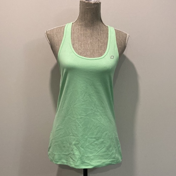 Lorna Jane Neon Green Slouchy Gym Tank Racerback Large - Picture 6 of 12